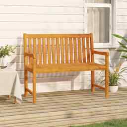Garden Bench 110 Cm Solid Acacia Wood Vidaxl