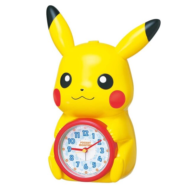 Seiko Clock Talking Alarm Clock Character Pocket Monster Pikachu From