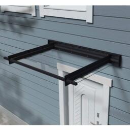 Door Canopy 3ft X 4ft Cover Palram Canopia Nancy 1500 Grey Clear