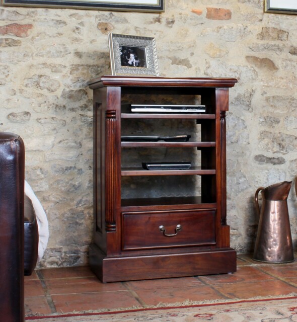 Baumhaus La Roque Mahogany Entertainment Cabinet Shelves (imr09c) Srp