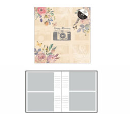 "6""x4"" Photo Album Memo Slip In Holds 200 Photos Family Travel Wedding"