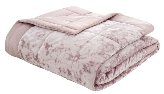 Catherine Lansfield Luxury Crushed Velvet Duvet Cover Bedroom