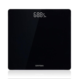 Ga2001-28 Digital Bathroom Scale With Large Led Display, 5 Mm Tempered