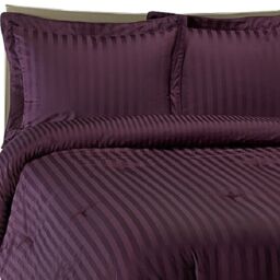 Egyptian Cotton 500 Thread Count Classic Stripe King Size Duvet Cover