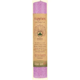 Aloha Bay, Chakra Pillar Candle Happiness Violet, 1 Count