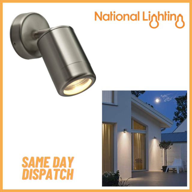 Gu10 Outdoor Led Spotlight Silver Dimmable Wall Light - Waterproof -