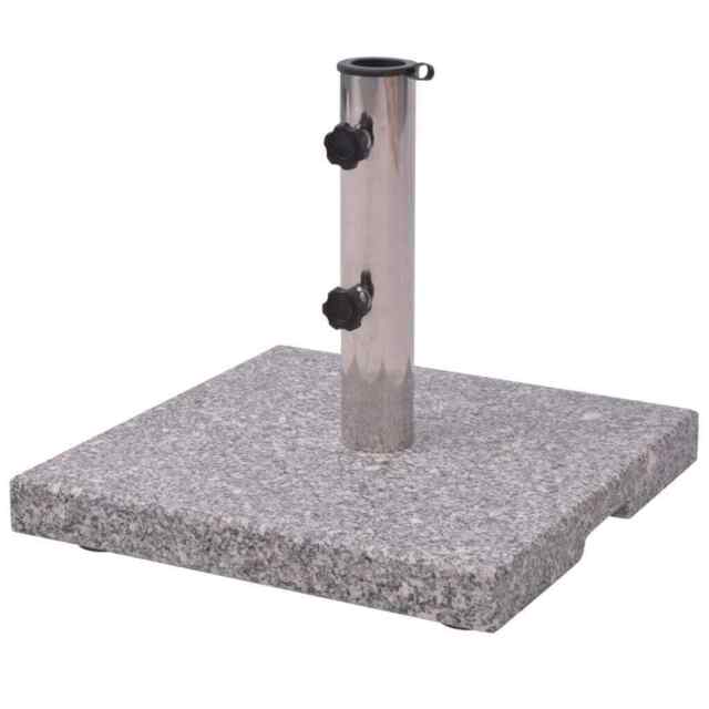 Granite Parasol Base Umbrella Holder 20kg Vidaxl