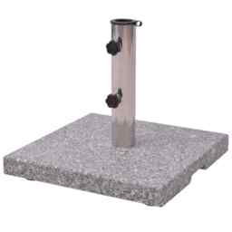 Granite Parasol Base Umbrella Holder 20kg Vidaxl