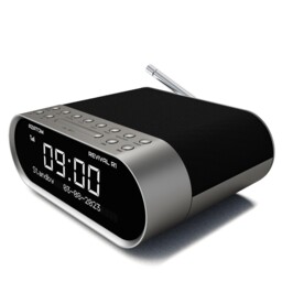 Azatom Dab/dab+ & Fm Bedside Digital Radio - Dual 15.5 Cm X 16 Cm,