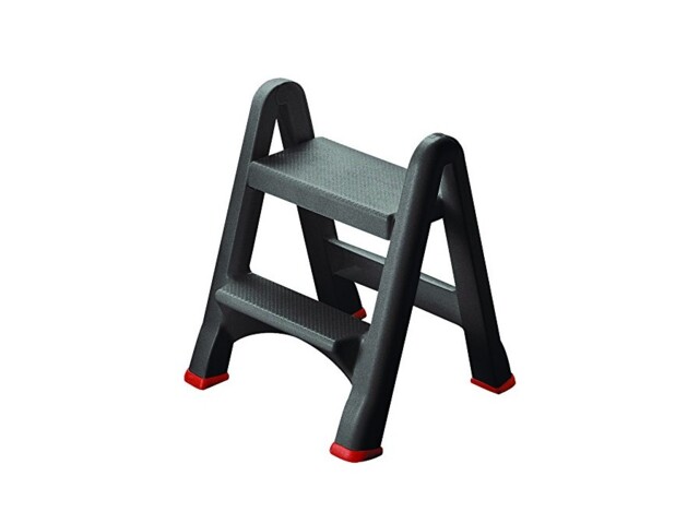 Foldable Step Stool Ladder Folding Ladder 2 Step Up To 150 Kg Compact