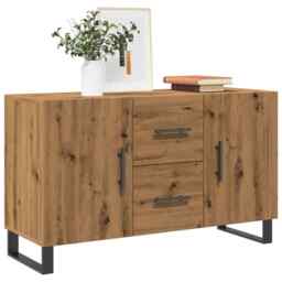 Sideboard Artisan Oak 100x36x60 Cm Engineered Wood Vidaxl