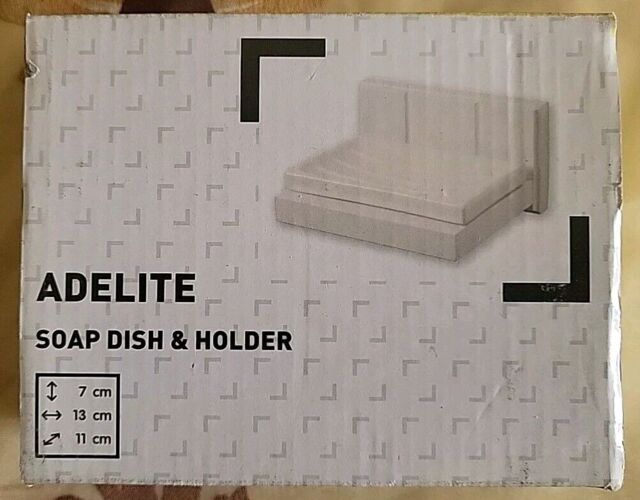 "Croydex Soap Dish White Pine And Ceramic ""adelite"" One Size"