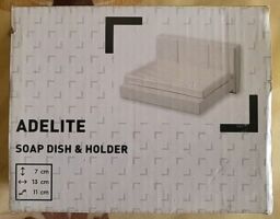 "Croydex Soap Dish White Pine And Ceramic ""adelite"" One Size"