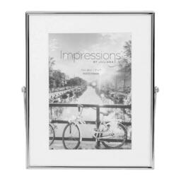 Widdop Impressions Modern Home Decor Silver Finish Floating Photo