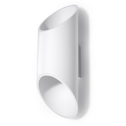 Modern Wall Light Penne 30 Aluminium White G9 Led Sollux Lighting