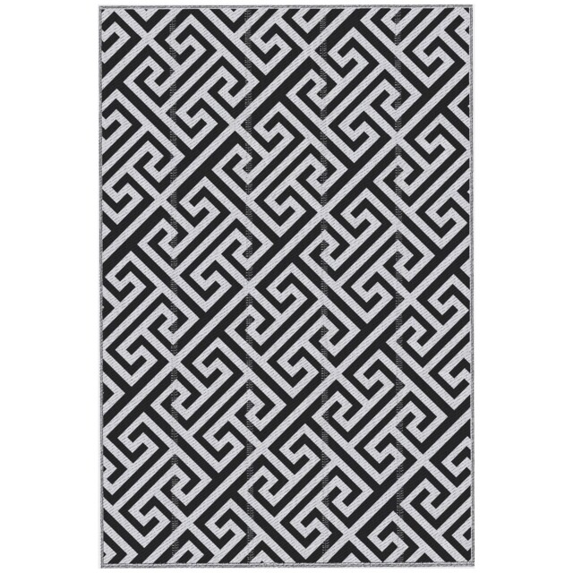 Outsunny 182x274cm Reversible Outdoor Rug Portable Plastic Straw Rv