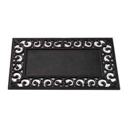 Heavy Duty Coir Mat Natural Insert Door Indoor Outdoor Pattern Rubber