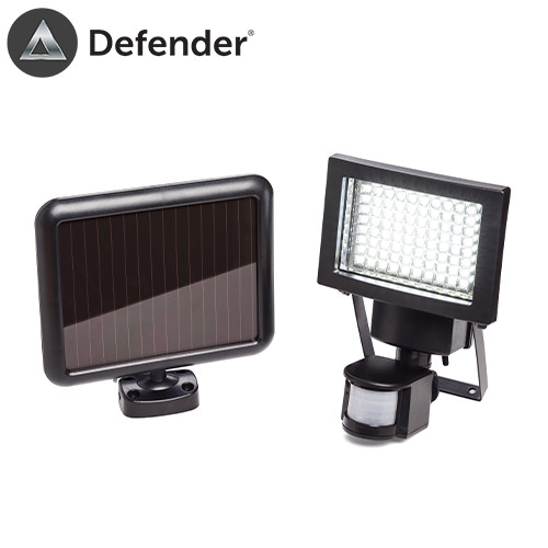 Defender Max Ii Solar Security Light - Pir Outdoor Motion Sensor
