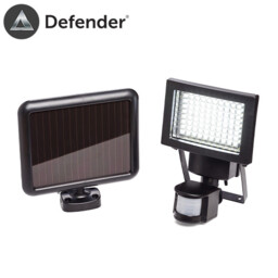 Defender Max Ii Solar Security Light - Pir Outdoor Motion Sensor