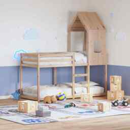 Bunk Bed Without Mattress 90x200 Cm Solid Wood Pine Vidaxl