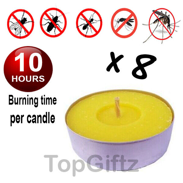 Citronella Prices Maxi Candles Tealights Mosquito Fly Insect Repeller