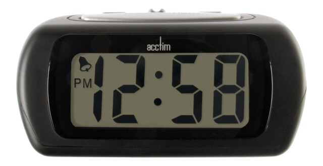 Acctim Auric Digital Alarm Clock Superbrite® Crescendo 52 X 105 X 8
