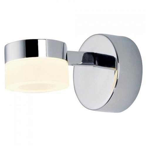Litecraft Calore Polished Chrome Bathroom Wall Light Ip44 Rated