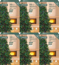 6x Premier 1000 Led Multi-action Treebrights Christmas Tree Lights
