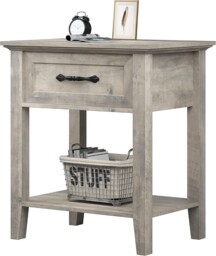 Industrial Bedside Table Side Cabinet End Table Nightstand 2 Tiers