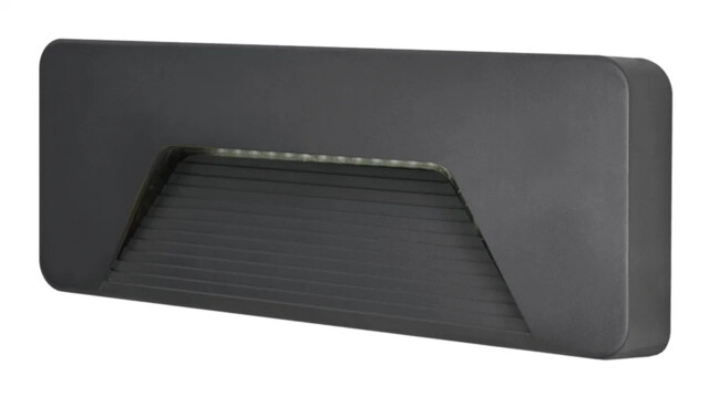Outdoor Light Grey Pathlux Led Brick Surface Mount Ip65 Dark 3000k