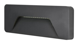 Outdoor Light Grey Pathlux Led Brick Surface Mount Ip65 Dark 3000k