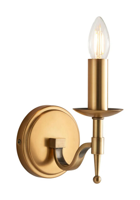 Wall Light Brass Stanford Antique Interiors 1900 Ca1w1b