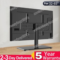 Tv Stand Bracket Desk Top Monitor Table Mount Vesa Universal For 22-70