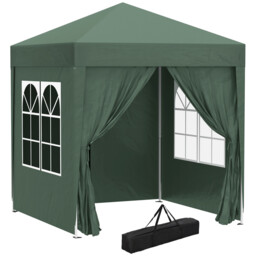 Garden Pop Up Gazebo Marquee Party Tent Wedding Awning Canopy 2x2m