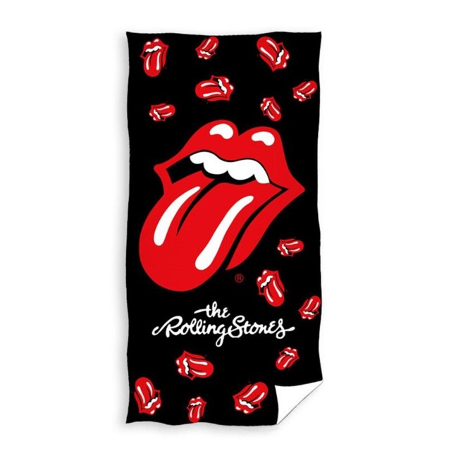Official Rolling Stones Lips Towel 100% Cotton Free P+p