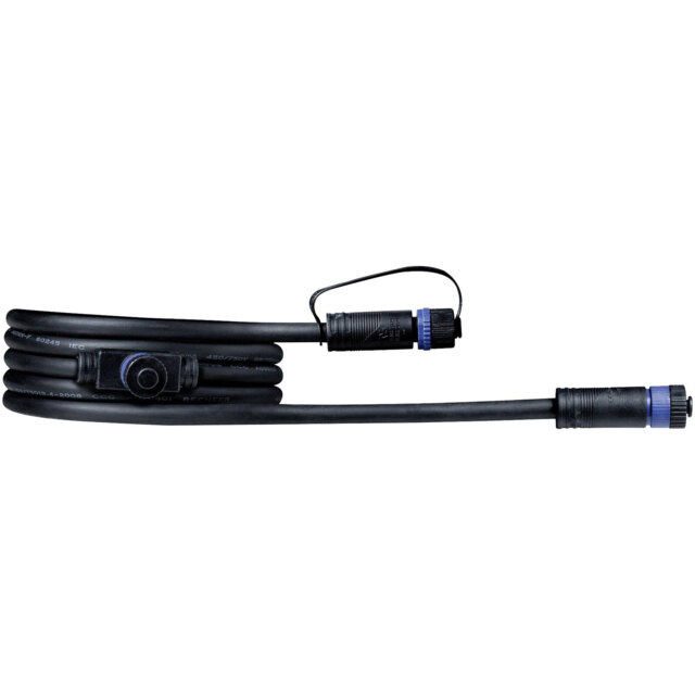 Paulmann 93926 Plug&shine Cable 150w Black Links 2 Lights Or