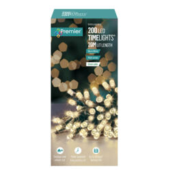 Christmas 200 Battery Timer Led Lights Indoor Or Outdoor - Warm White