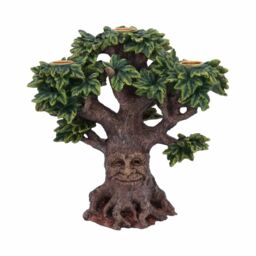 Tree Spirit Green Man Candle Holder - Forest Flame - Gothic Wiccan
