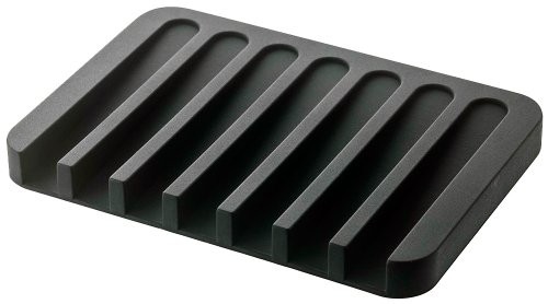 Yamazaki Soap Tray Flow Black 7398 From Japan