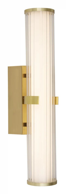 Bathroom Light Gold Clamp Led Wall Ip44 430mm Searchlight 63125-1go