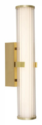 Bathroom Light Gold Clamp Led Wall Ip44 430mm Searchlight 63125-1go