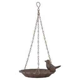 Fallen Fruits Hanging Bird Bath Cast Iron Decoration 16cm