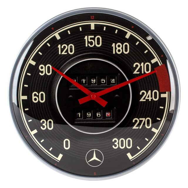 Nostalgic-art Mercedes-benz Speedometer Wall Clock Vintage Design 31cm