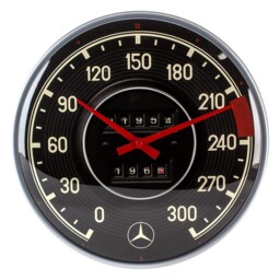 Nostalgic-art Mercedes-benz Speedometer Wall Clock Vintage Design 31cm