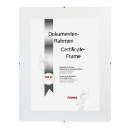 "Hama ""clip-fix Frameless Picture Holder, 21 X 29.7 Cm, Transparent"