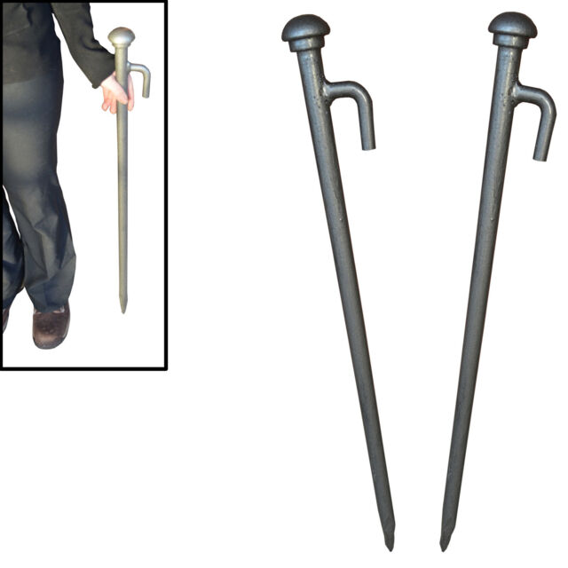 2 X Extra Huge Heavy Duty Tent, Gazebo, Marquee Pegs, Stakes 850mm X
