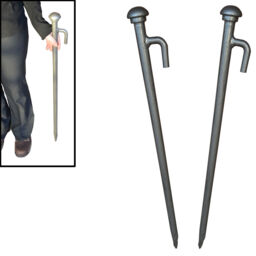 2 X Extra Huge Heavy Duty Tent, Gazebo, Marquee Pegs, Stakes 850mm X