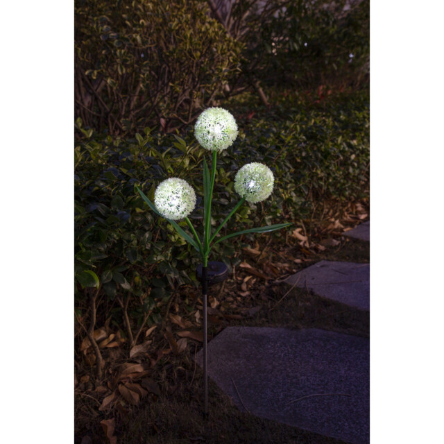 Solar Allium Bloom Garden Stake Lights Outdoor Led Flower Path Patio