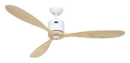 Dc Ceiling Fan With Remote Low Energy Fan Aeroplan Eco White Wooden