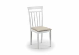 Julian Bowen Coast White And Pebble Soild Wood Dining Chair